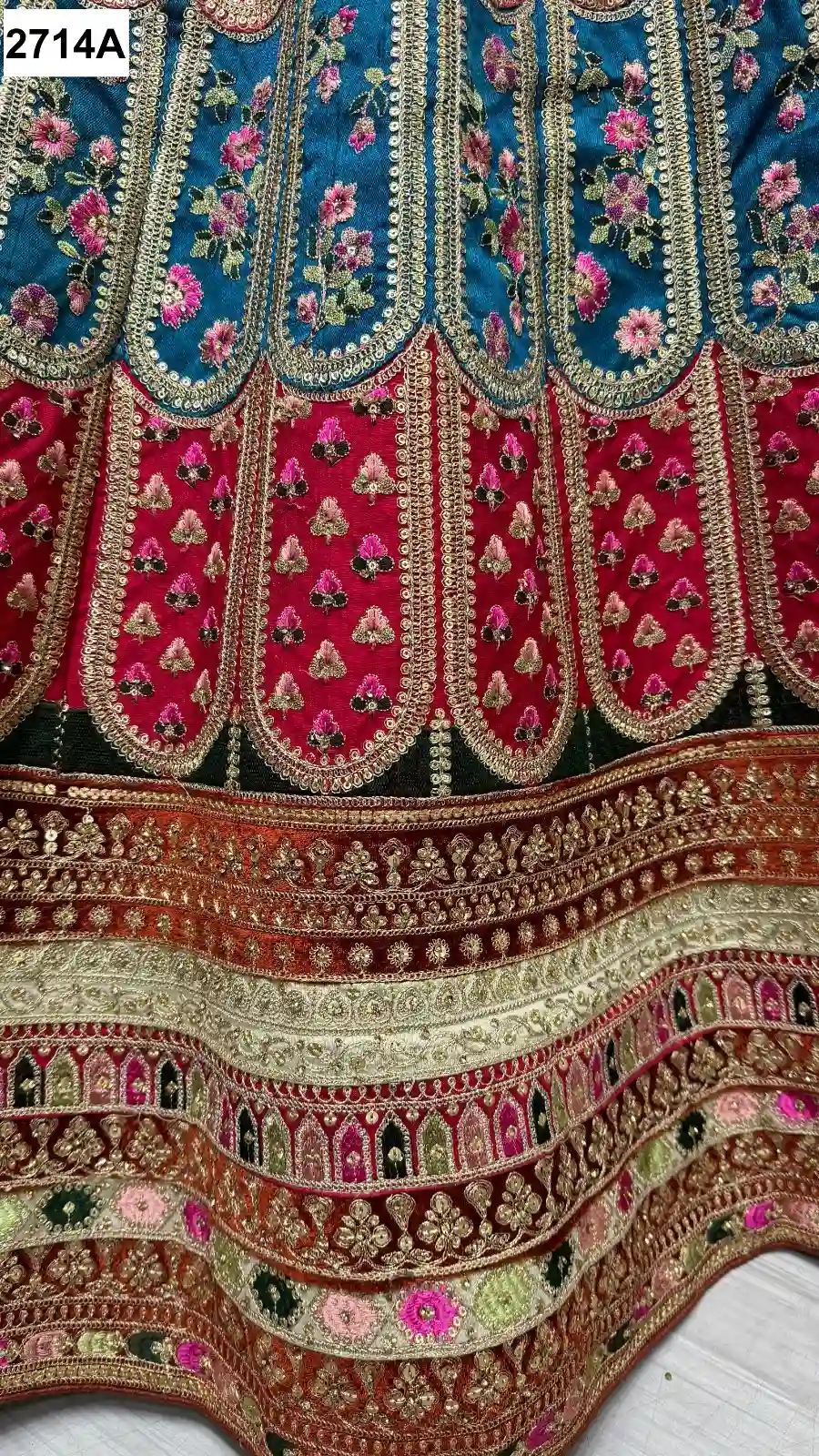 Anjani Art 2714A & 2714B Silk Wholesale Lehenga Catalog — Wholesale Lehenga, MPA wholesale from Surat — Photo 7